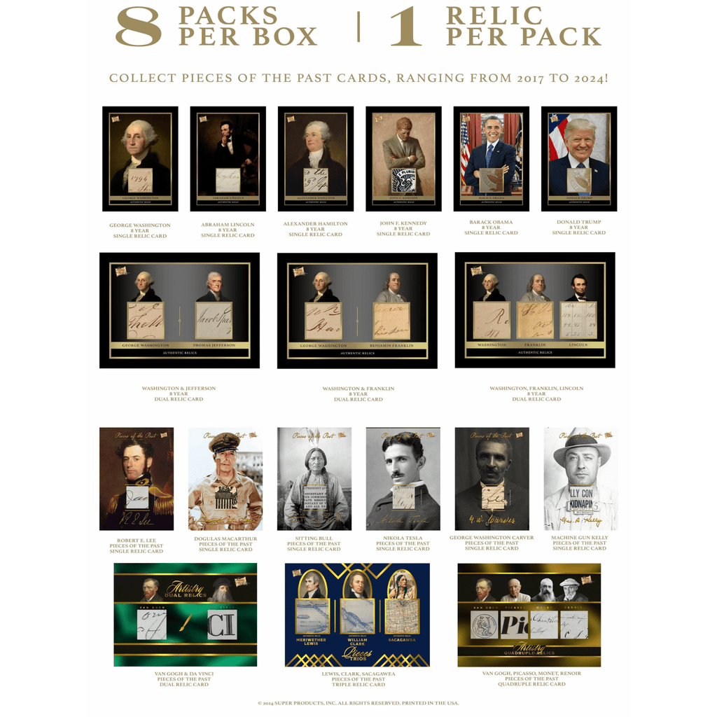 2024 Pieces of the Past 8 Year Collection Hobby Box